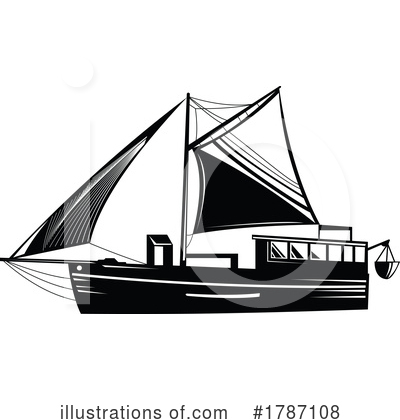 Yacht Clipart #1787108 by patrimonio