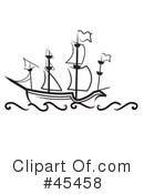 Ship Clipart #45458 by TA Images