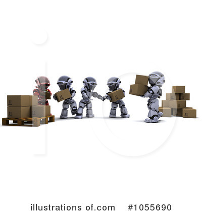 Royalty-Free (RF) Shipping Clipart Illustration by KJ Pargeter - Stock Sample #1055690