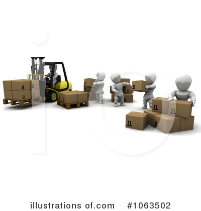 Fork Lift Clipart #1063502 by KJ Pargeter