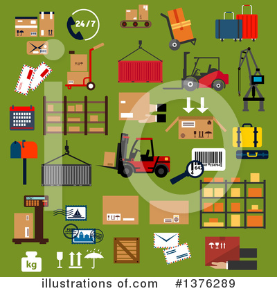Warehouse Clipart #1376289 by Vector Tradition SM