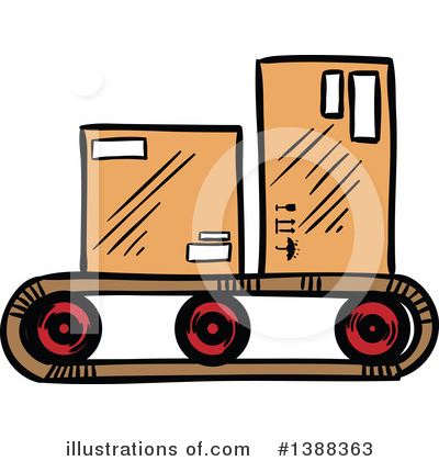 Warehouse Clipart #1388363 by Vector Tradition SM