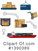 Shipping Clipart #1390389 by Vector Tradition SM
