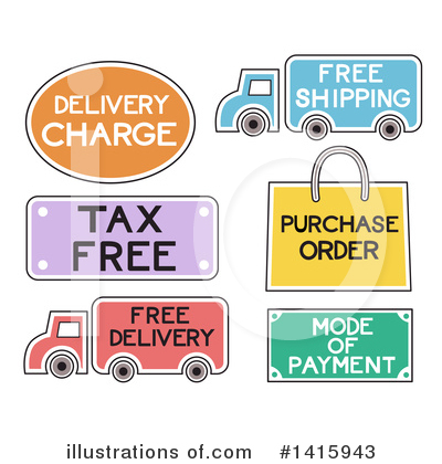 Online Shopping Clipart #1415943 by BNP Design Studio