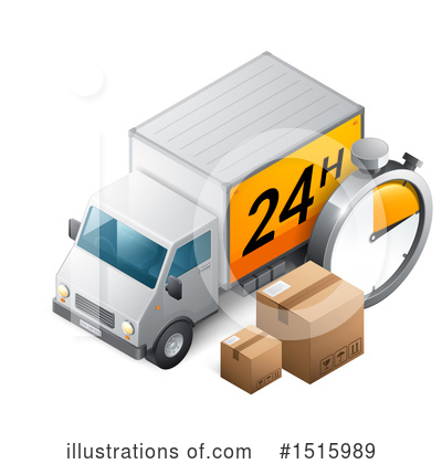 Delivery Truck Clipart #1515989 by beboy
