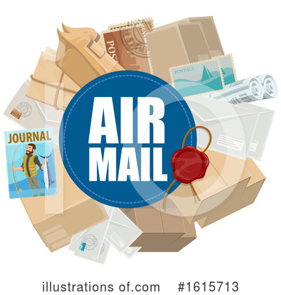 Mail Clipart #1615713 by Vector Tradition SM