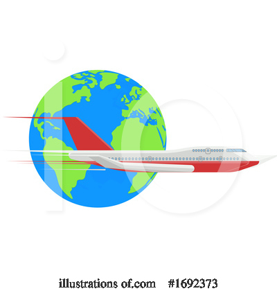 Airliner Clipart #1692373 by AtStockIllustration