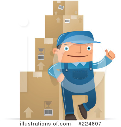Royalty-Free (RF) Shipping Clipart Illustration by Qiun - Stock Sample #224807