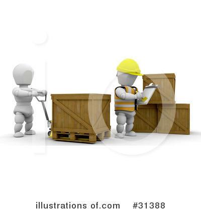 Royalty-Free (RF) Shipping Clipart Illustration by KJ Pargeter - Stock Sample #31388