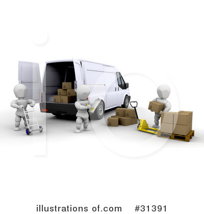 Royalty-Free (RF) Shipping Clipart Illustration by KJ Pargeter - Stock Sample #31391