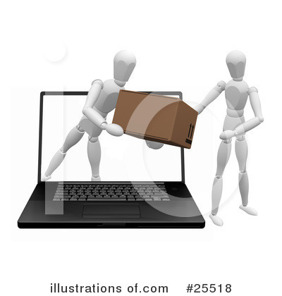 Internet Shopping Clipart #25518 by KJ Pargeter