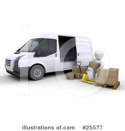 Delivery Van Clipart #25577 by KJ Pargeter