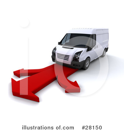 Delivery Van Clipart #28150 by KJ Pargeter