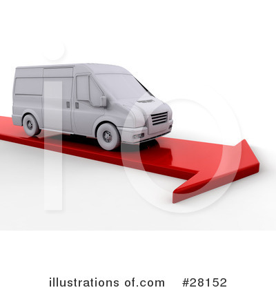 Delivery Van Clipart #28152 by KJ Pargeter