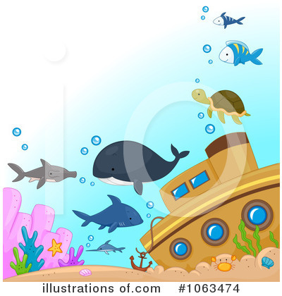 Shark Clipart #1063474 by BNP Design Studio