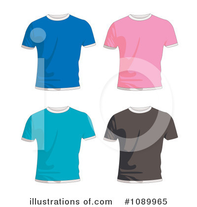 Royalty-Free (RF) Shirt Clipart Illustration by michaeltravers - Stock Sample #1089965