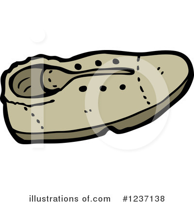 Royalty-Free (RF) Shoe Clipart Illustration by lineartestpilot - Stock Sample #1237138