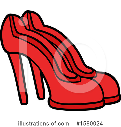 High Heel Clipart #1580024 by lineartestpilot
