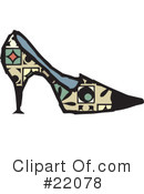 Shoes Clipart #22078 by Steve Klinkel