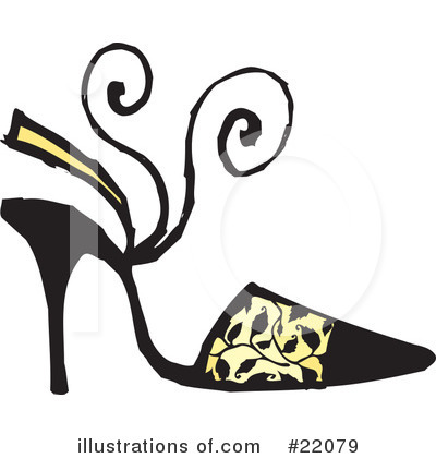 Royalty-Free (RF) Shoes Clipart Illustration by Steve Klinkel - Stock Sample #22079