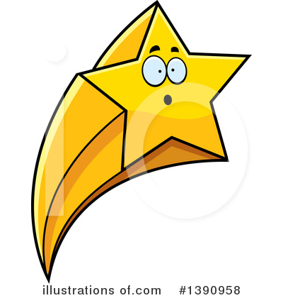 Shooting Star Clipart #1390958 by Cory Thoman