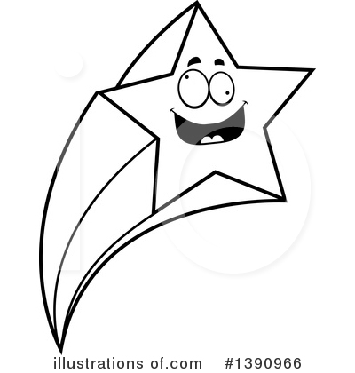 Shooting Star Clipart #1390966 by Cory Thoman