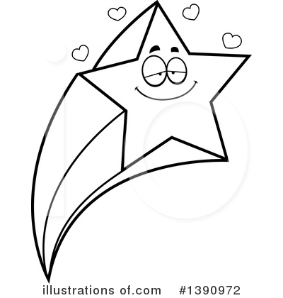 Shooting Star Clipart #1390972 by Cory Thoman