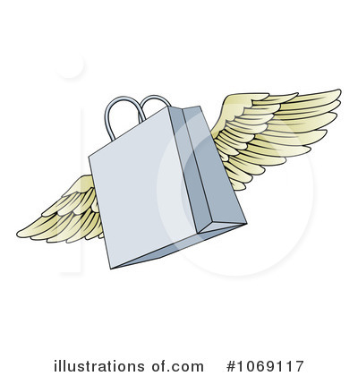 Royalty-Free (RF) Shopping Bag Clipart Illustration by AtStockIllustration - Stock Sample #1069117
