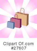 Shopping Bags Clipart #27607 by KJ Pargeter
