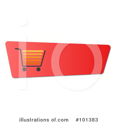 Royalty-Free (RF) Shopping Cart Clipart Illustration by oboy - Stock Sample #101383