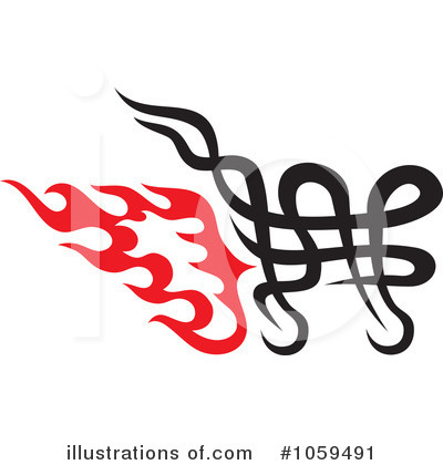 Flames Clipart #1059491 by Any Vector