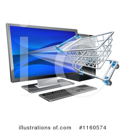 Royalty-Free (RF) Shopping Cart Clipart Illustration by AtStockIllustration - Stock Sample #1160574