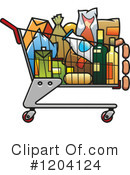 Shopping Cart Clipart #1204124 by Vector Tradition SM