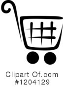 Shopping Cart Clipart #1204129 by Vector Tradition SM