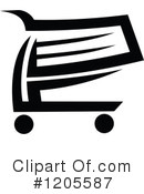Shopping Cart Clipart #1205587 by Vector Tradition SM