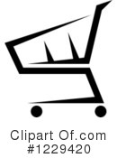 Shopping Cart Clipart #1229420 by Vector Tradition SM