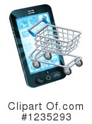 Shopping Cart Clipart #1235293 by AtStockIllustration