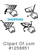 Shopping Cart Clipart #1258851 by Vector Tradition SM