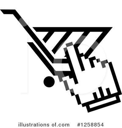 Shopping Cart Clipart #1258854 by Vector Tradition SM