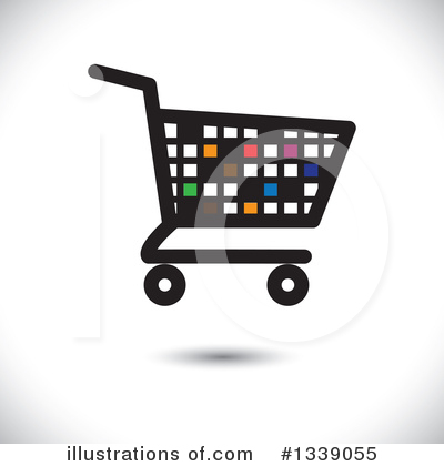 Royalty-Free (RF) Shopping Cart Clipart Illustration by ColorMagic - Stock Sample #1339055
