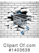 Shopping Cart Clipart #1403638 by AtStockIllustration