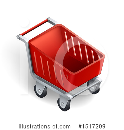 Royalty-Free (RF) Shopping Cart Clipart Illustration by beboy - Stock Sample #1517209