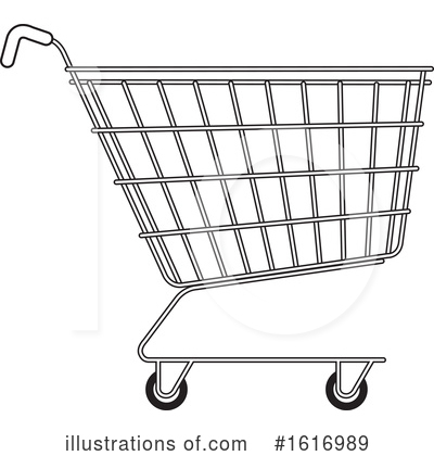 Royalty-Free (RF) Shopping Cart Clipart Illustration by Lal Perera - Stock Sample #1616989