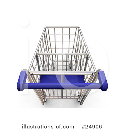 Royalty-Free (RF) Shopping Cart Clipart Illustration by KJ Pargeter - Stock Sample #24906