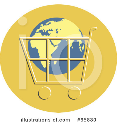 Royalty-Free (RF) Shopping Cart Clipart Illustration by Prawny - Stock Sample #65830