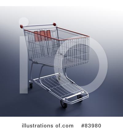 Royalty-Free (RF) Shopping Cart Clipart Illustration by Mopic - Stock Sample #83980