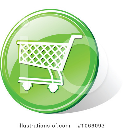 Cart Button Clipart #1066093 by Vector Tradition SM
