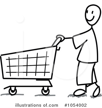 Royalty-Free (RF) Shopping Clipart Illustration by Frog974 - Stock Sample #1054002