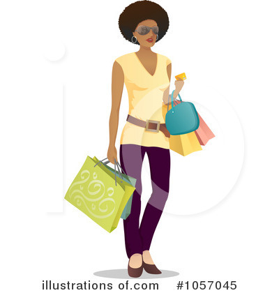 Royalty-Free (RF) Shopping Clipart Illustration by Qiun - Stock Sample #1057045