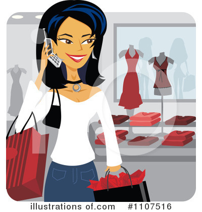Shopping Bags Clipart #1107516 by Amanda Kate